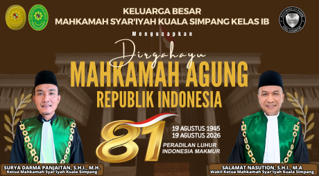 DIRGAHAYU MAHKAMAH AGUNG RI